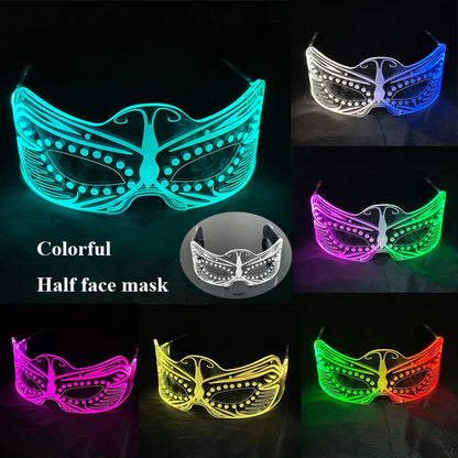 Glow in the Dark LED Sunglasses for Ultimate Nightclub and Rave Style