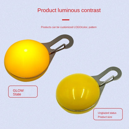 Led Dog Collar Drop Replaced Ornament Tag Luminus anti Lost Night Light Pet Safty Pendant Cat Christmas Clothing Accessories