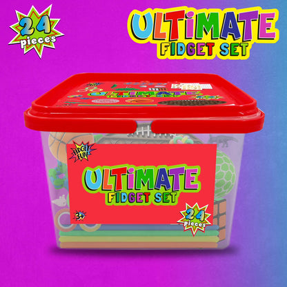 Ultimate 24-Piece Red Fidget Set – Unleash Your Focus and Fun!