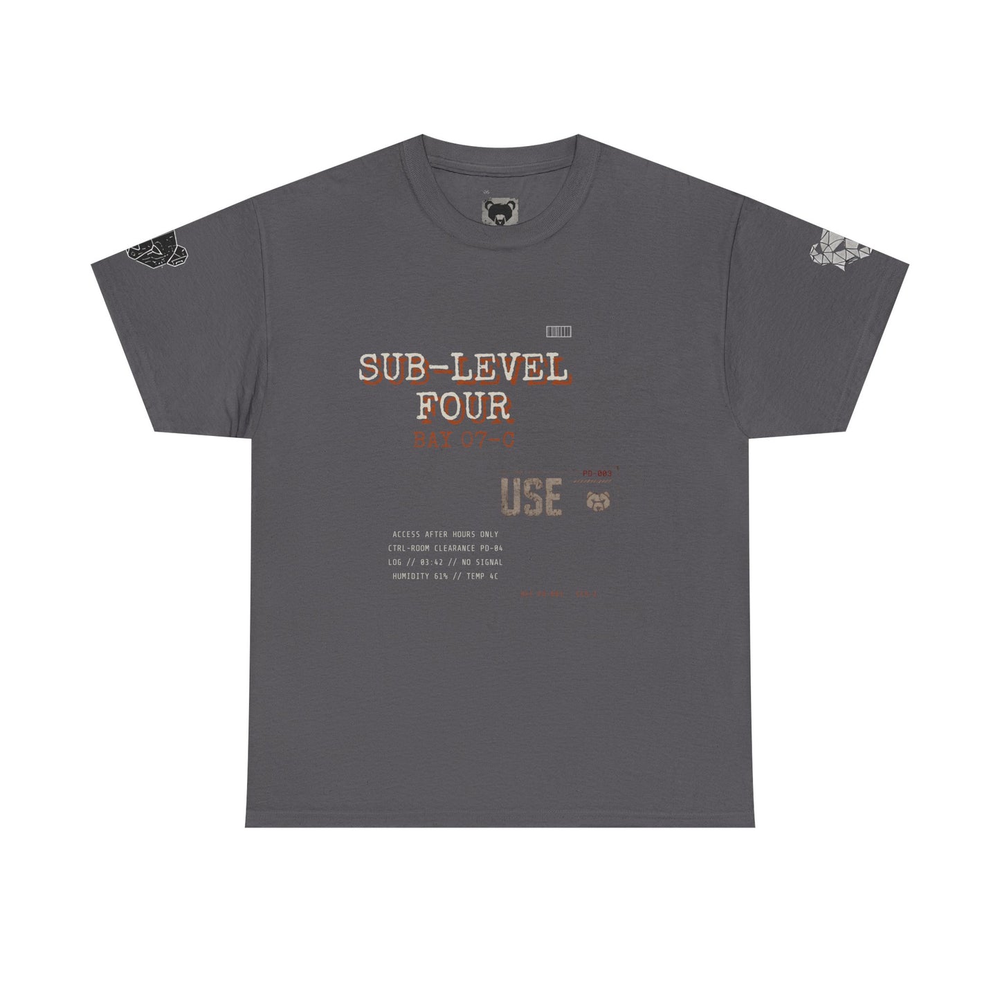 Bear Punk Graphic Tee — "SUB-LEVEL FOUR" Streetwear T‑Shirt