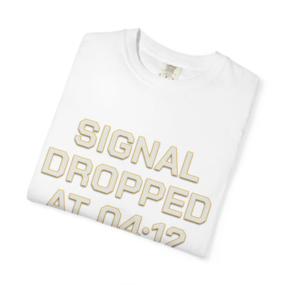 Streetwear T‑Shirt — "Signal Dropped at 04:12" Graphic Panda Tee