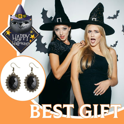 Gothic Earrings for Women Goth Pirate Earrings Vampire Accessories Witch Costume Punk Jewelry for Women Halloween Costume Accessories
