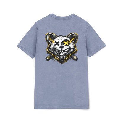RUNNING HOT Acid Washed Round Neck Tee