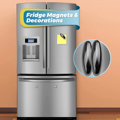 Magnetic Fidget Balls – Oval EDC Toy for Stress Relief, ADHD & Autism Support, Perfect for Fridge & Fun Rattle Snake Play