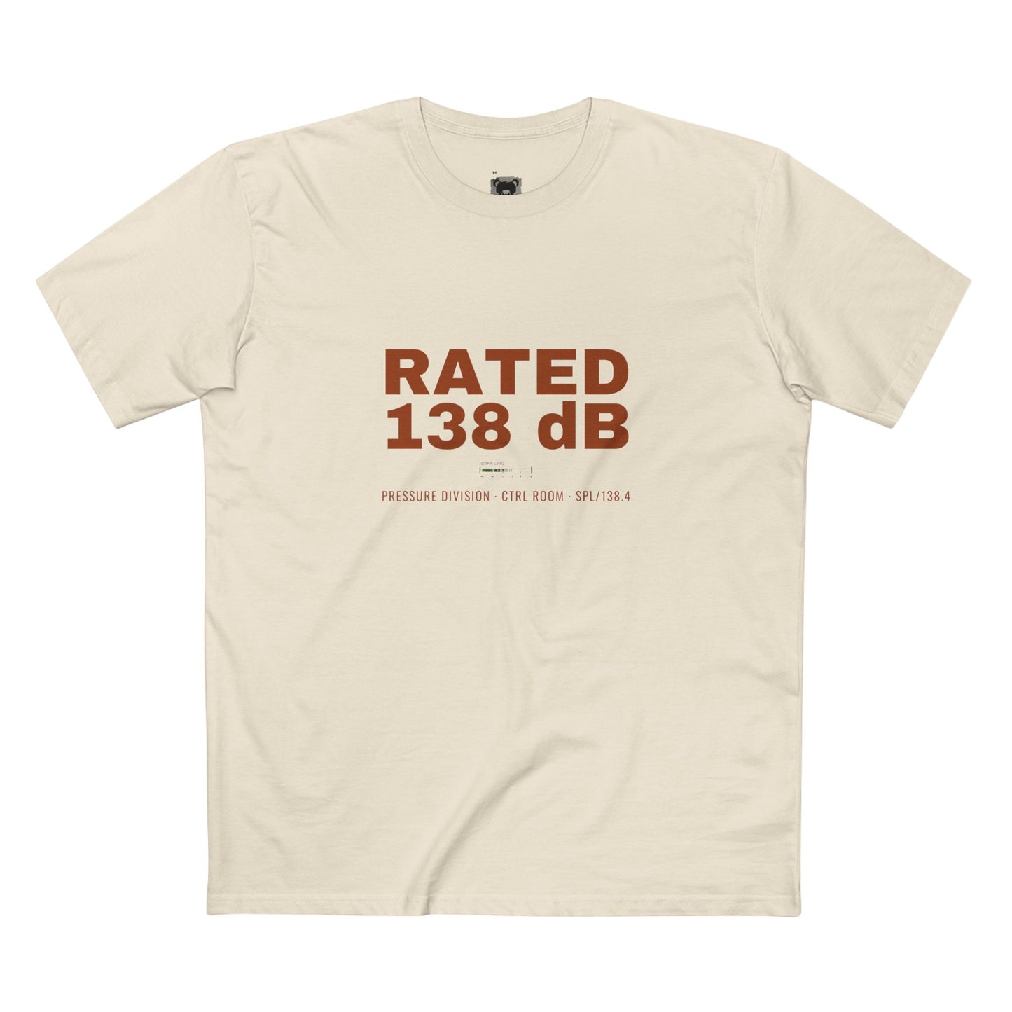 Rated 138 dB Adult Staple Tee