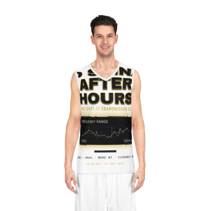 OFF SHIFT SIGNAL Basketball Jersey (AOP)