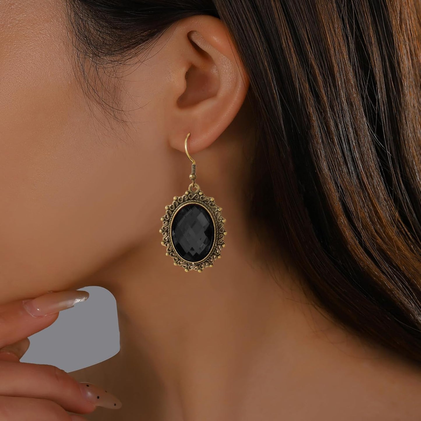 Gothic Earrings for Women Goth Pirate Earrings Vampire Accessories Witch Costume Punk Jewelry for Women Halloween Costume Accessories