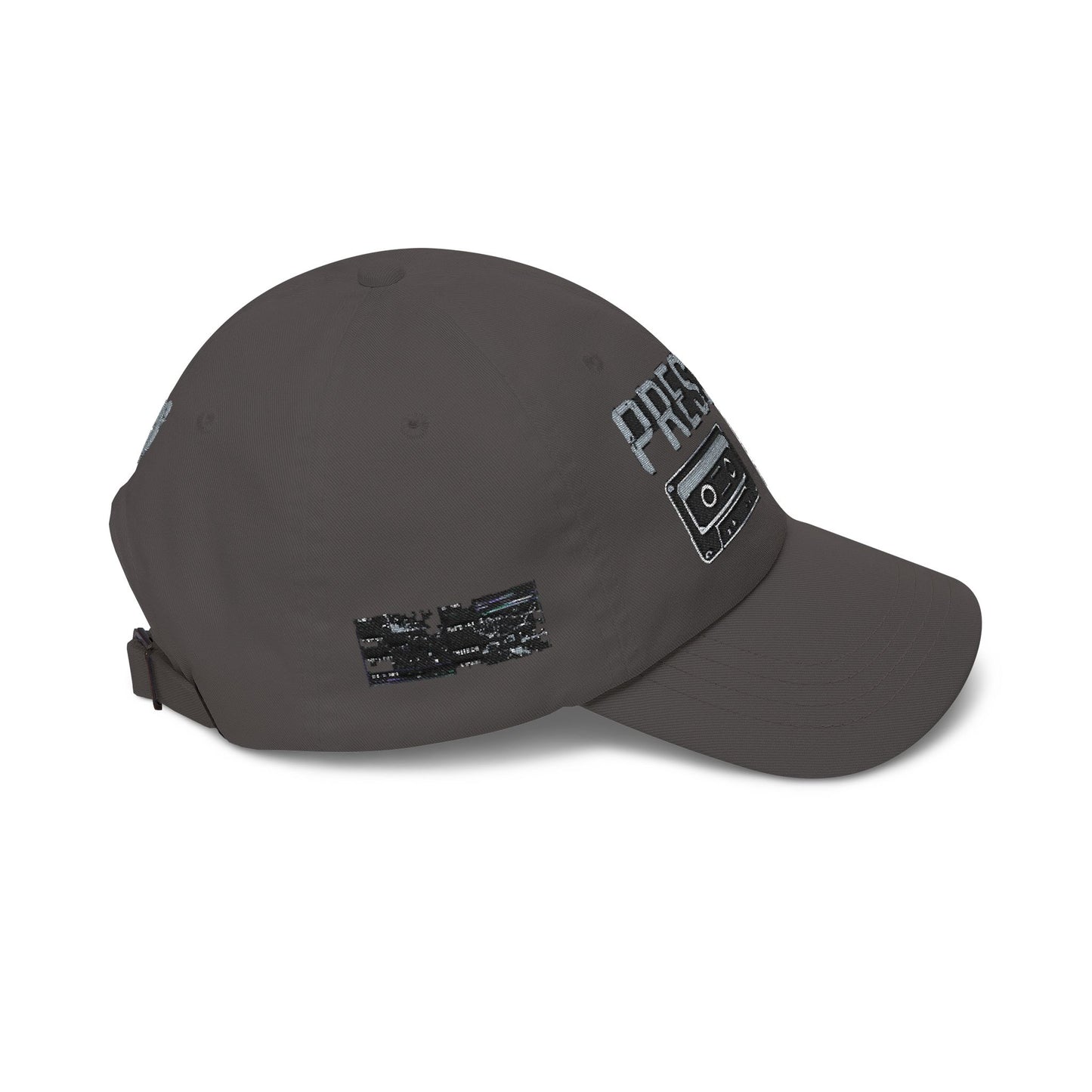 Pressure Retro Cassette Dad Cap — Vintage Tape Graphic Baseball Hat