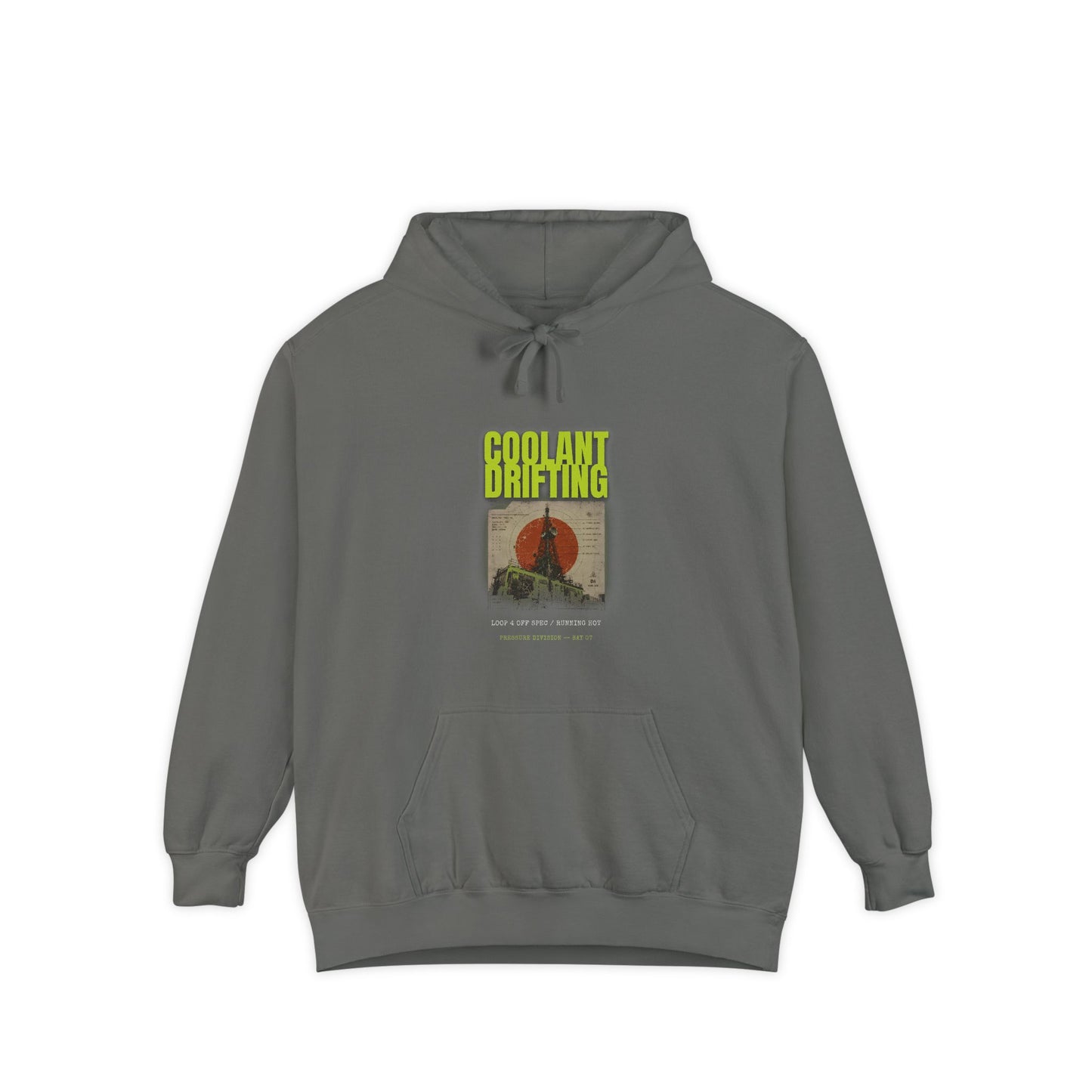Coolant Drifting Unisex Garment-Dyed Hoodie
