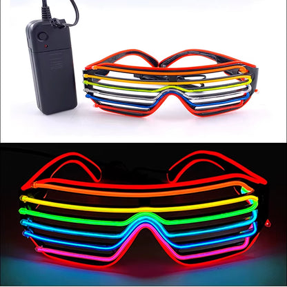Glow in the Dark LED Sunglasses for Ultimate Nightclub and Rave Style