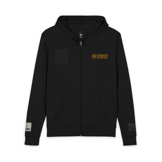 Spectrum Holds Flat — District Unisex Full-Zip Hoodie