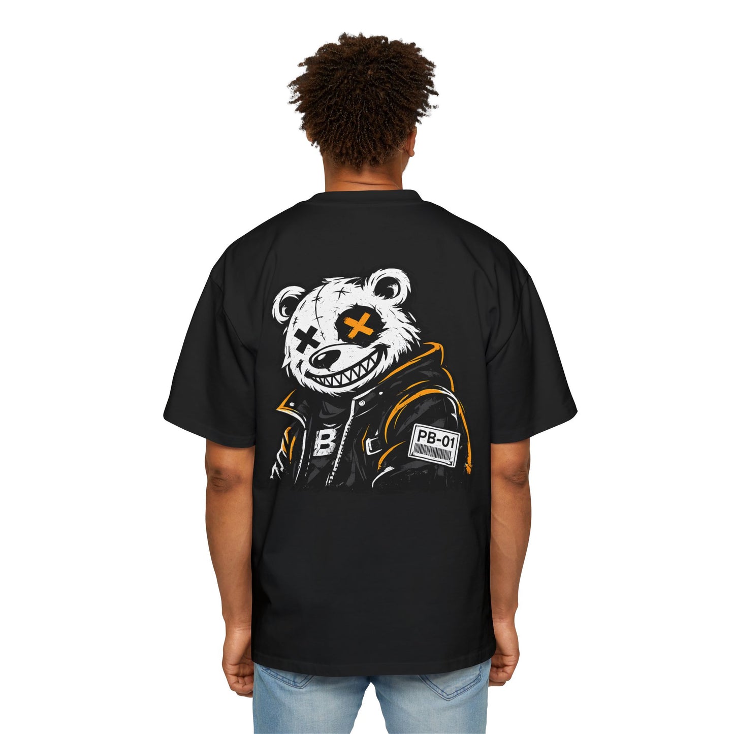 NO SIGNAL RETURNS Men's Heavy Oversized Tee