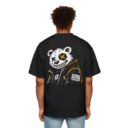NO SIGNAL RETURNS Men's Heavy Oversized Tee