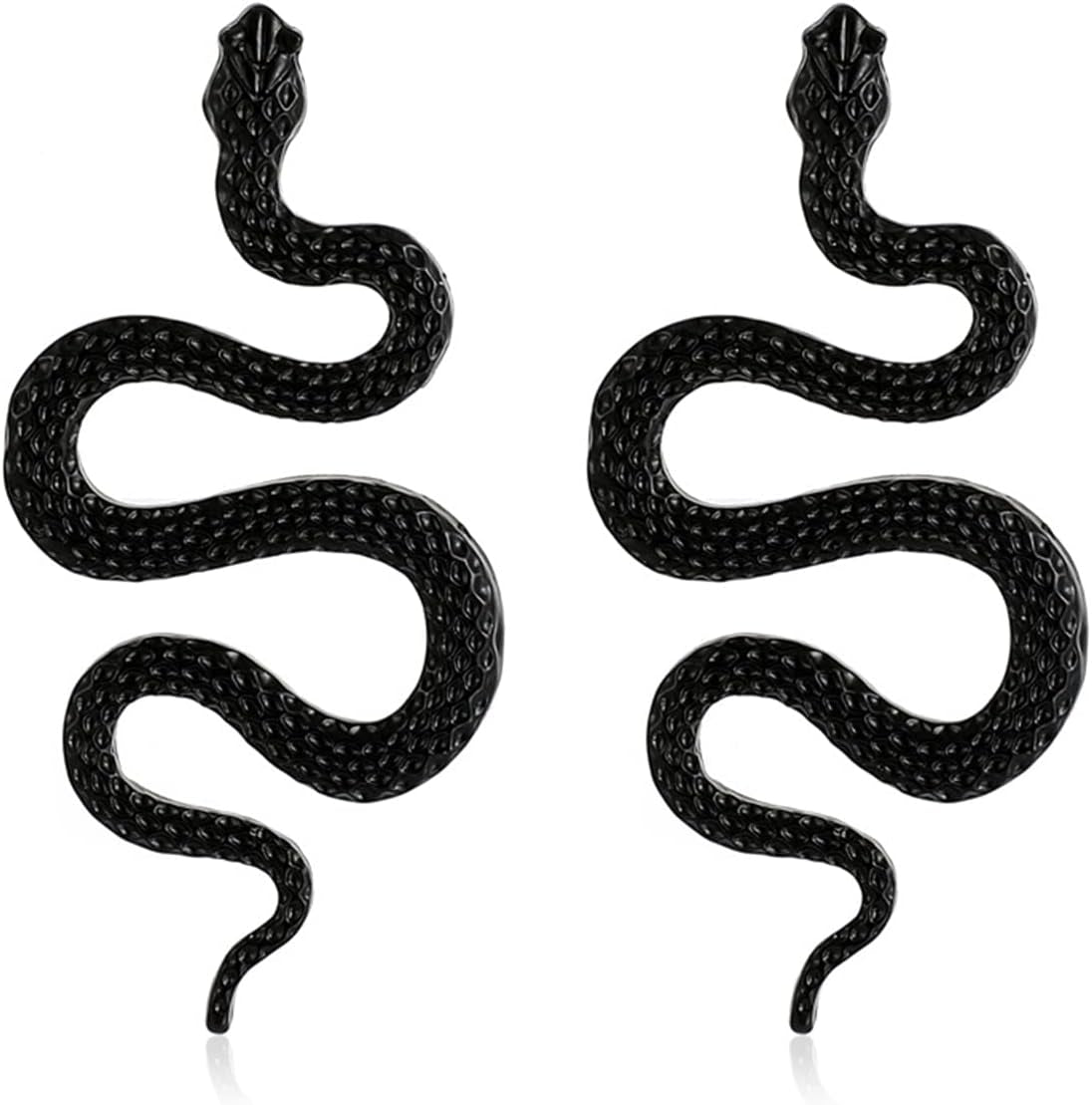 Snake Earrings for Women Dangle Halloween Jewelry Snake Accessories Black Gothic Goth Earrings Punk Sperpent Edgy Grunge Earring Halloween