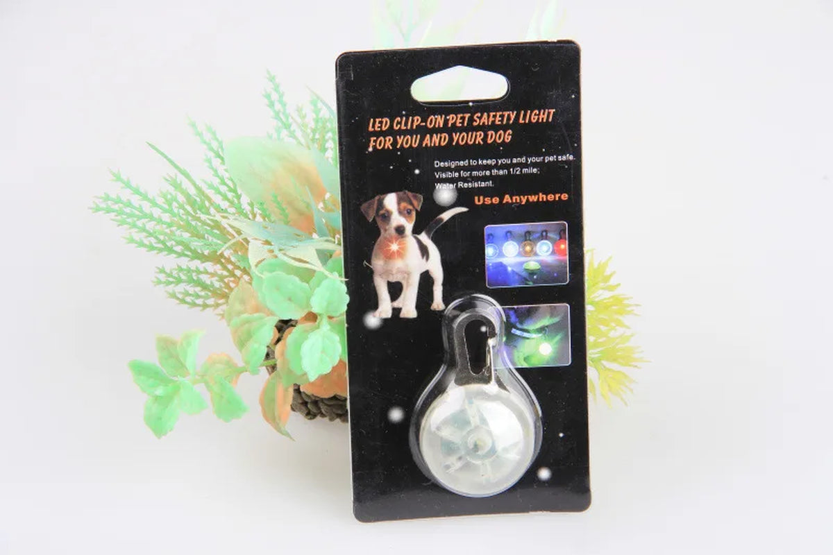 Led Dog Collar Drop Replaced Ornament Tag Luminus anti Lost Night Light Pet Safty Pendant Cat Christmas Clothing Accessories