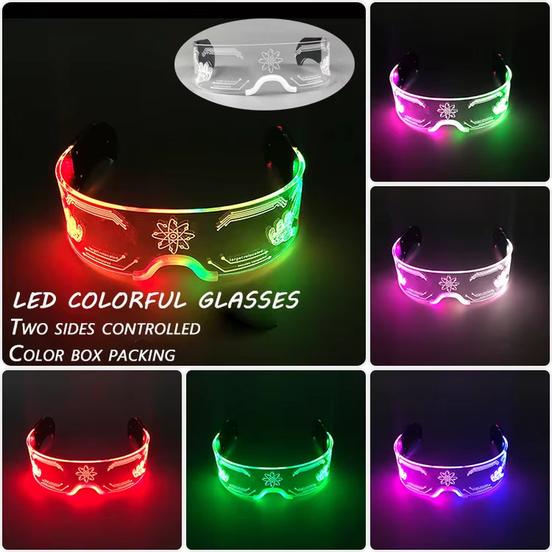 Glow in the Dark LED Sunglasses for Ultimate Nightclub and Rave Style