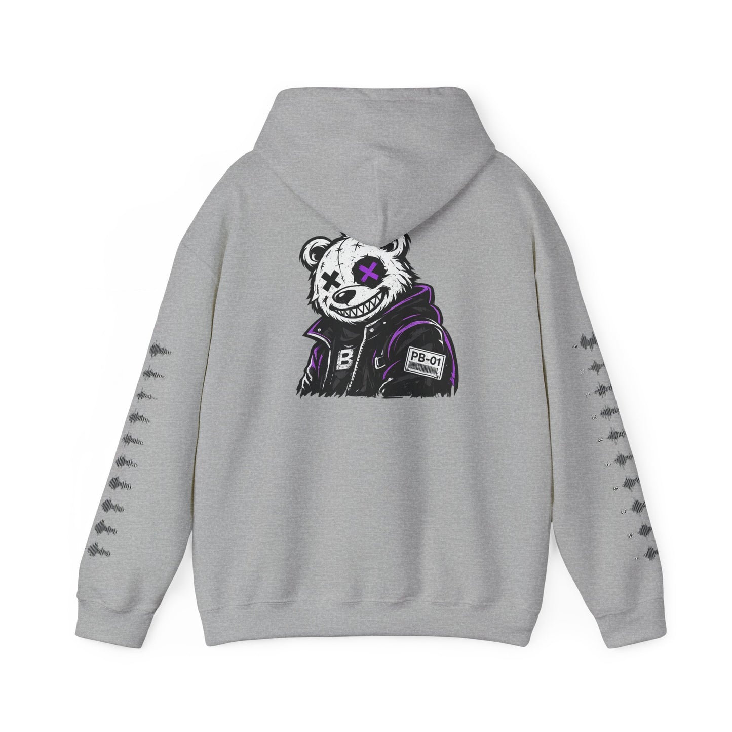 Hoodie — Cryo Bay 09 Runs Silent Graphic Hoodie with Teddy Skull Back Art