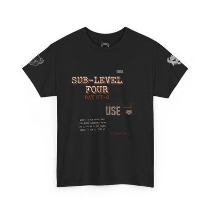Bear Punk Graphic Tee — "SUB-LEVEL FOUR" Streetwear T‑Shirt