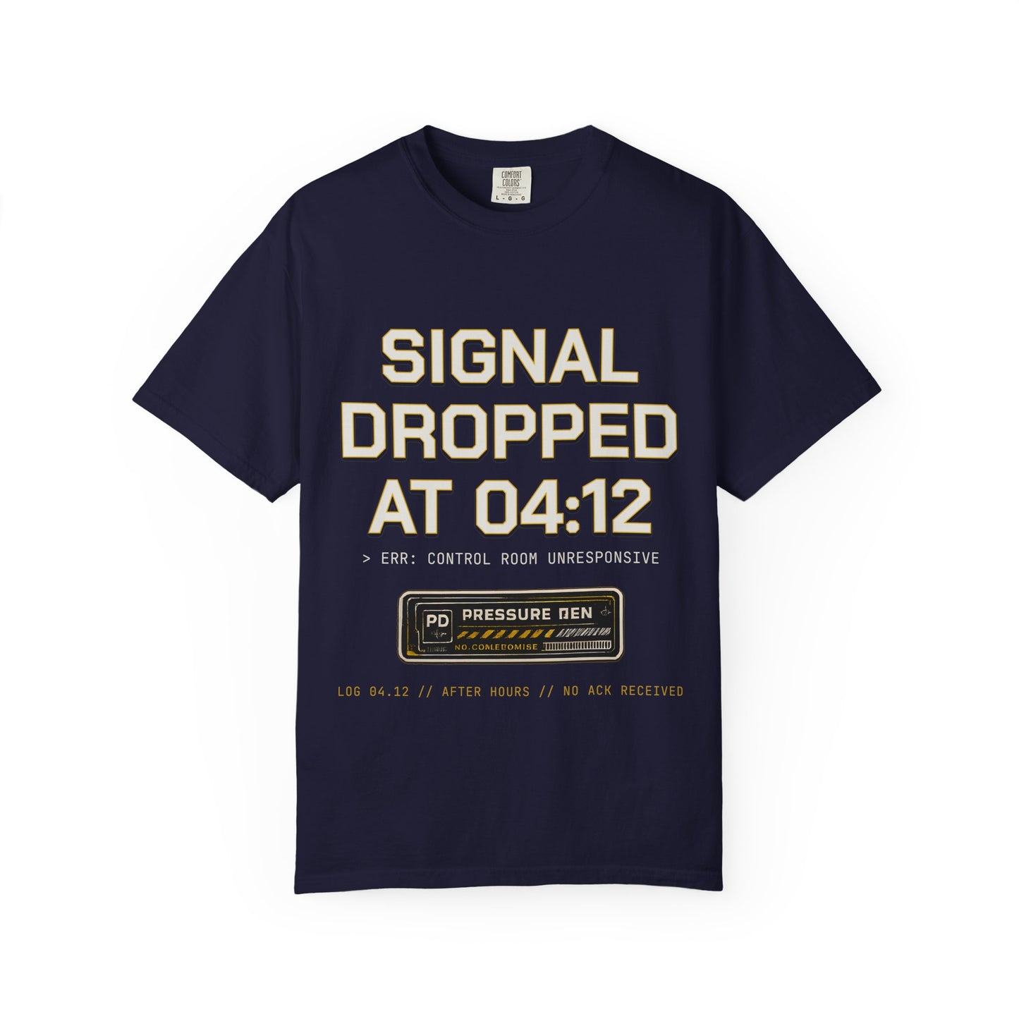 Streetwear T‑Shirt — "Signal Dropped at 04:12" Graphic Panda Tee