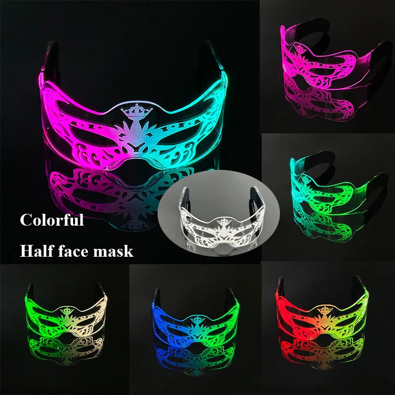 Glow in the Dark LED Sunglasses for Ultimate Nightclub and Rave Style