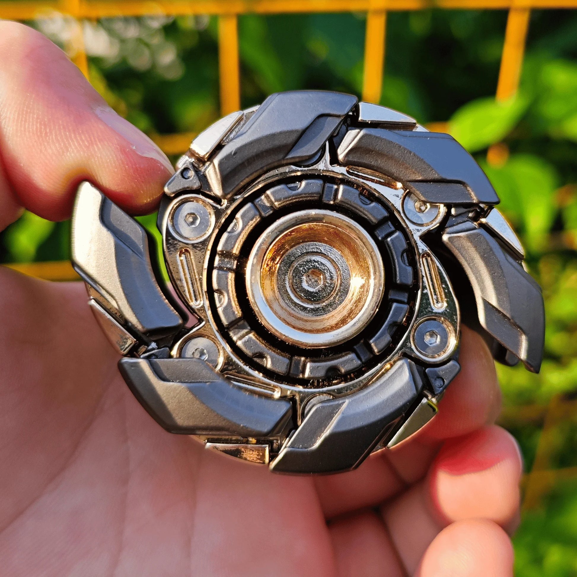 Magnetic Metal EDC Fidget Sliders – Stress Relief Spinning Top for Adults