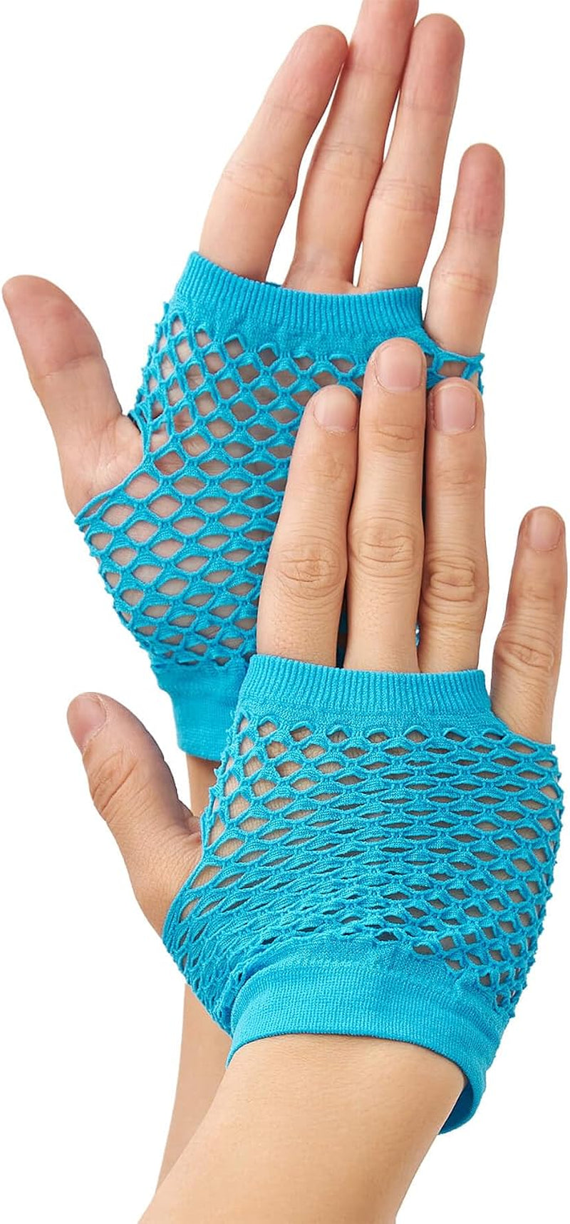 Trendy Fingerless Fishnet Gloves for Women - Emo Goth 80s Scene Accessories