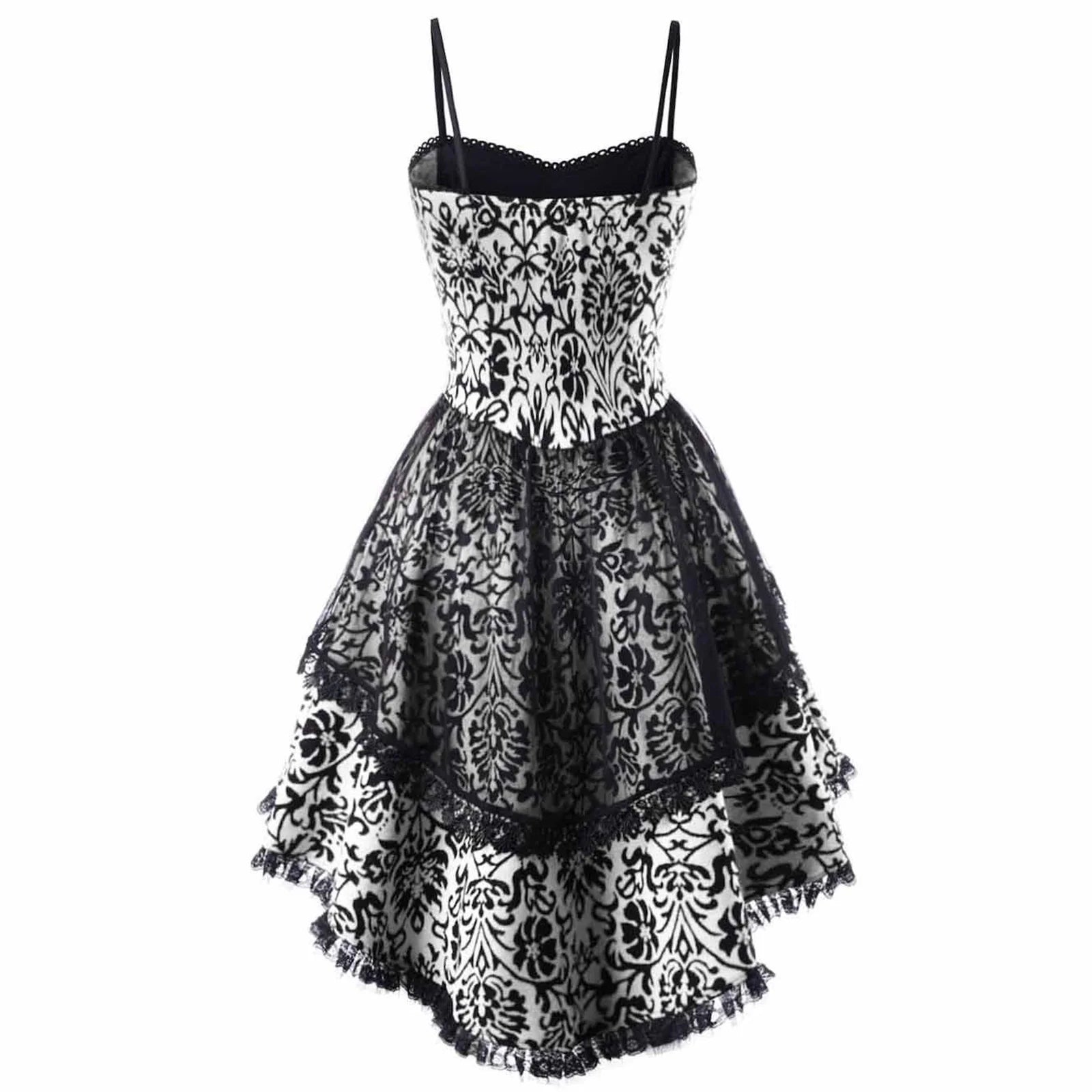 Plus size gothic Victorian corset dress with lace details, steampunk skirt, and masquerade gown style for elegant occasions