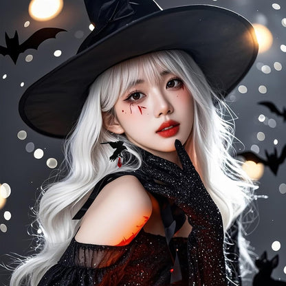 Gothic Raven Earrings Halloween Earrings for Women Vintage Black Red Crystal Acrylic Crow Earring Mystic Raven Costume Witch Costume Accessories Womens Halloween Costumes 2026