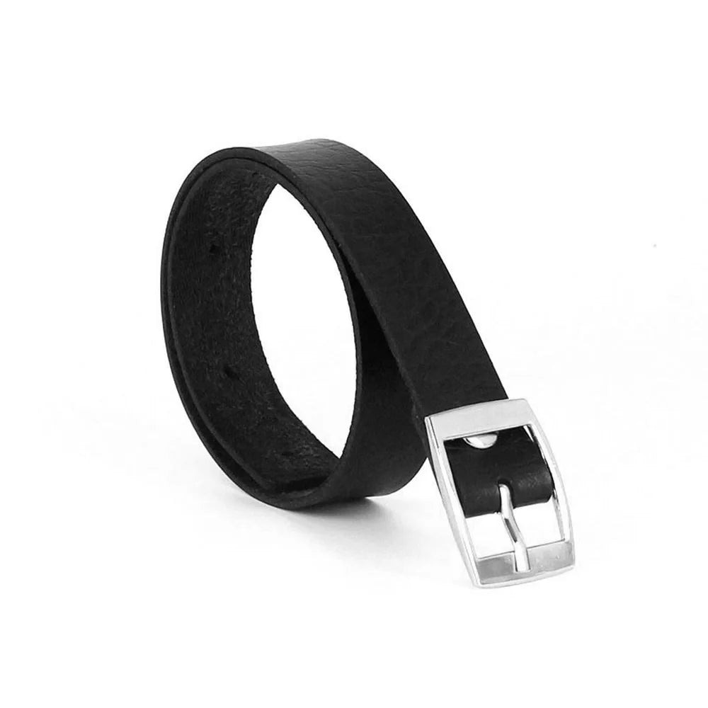 Vintage Sexy Harajuku Black Belt Collar Choker Necklace PU Leather Goth Choker Punk Gothic Necklace for Women Men