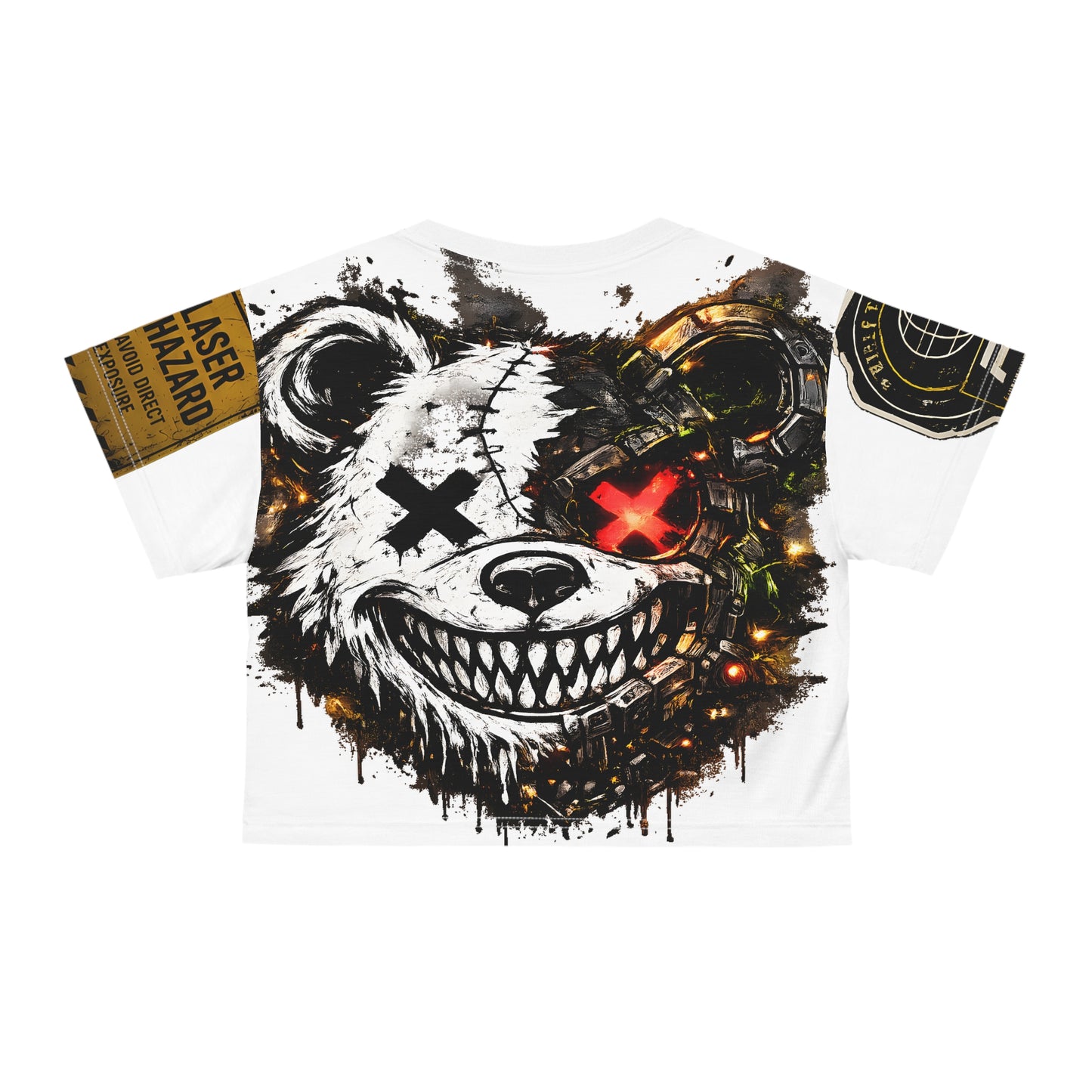 Third Rotation Held — Crop Tee (AOP), Warehouse Division