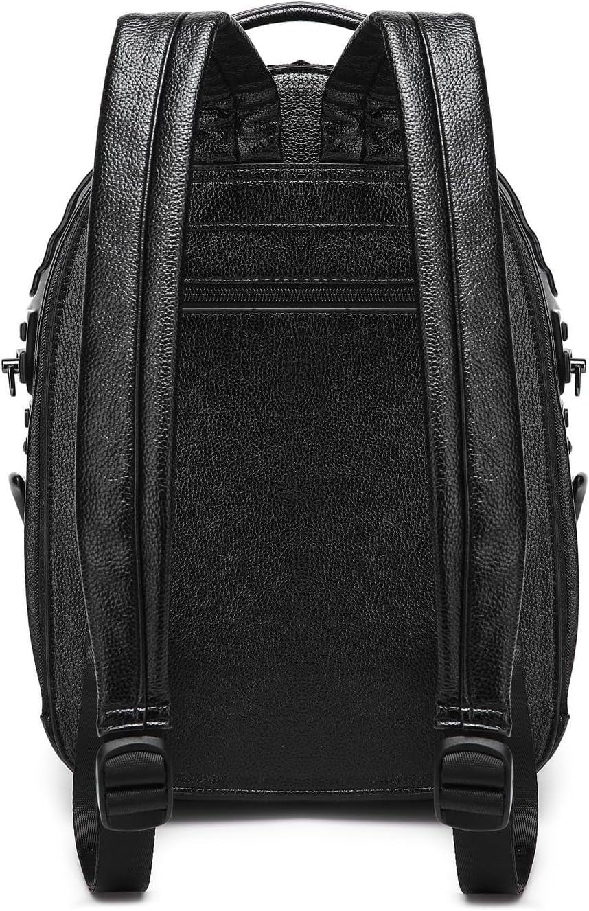 Men's Goth Alien Y2K Xenomorph backpack by CerfoParlen, black outdoor bag featuring alien and Xenomorph design details.