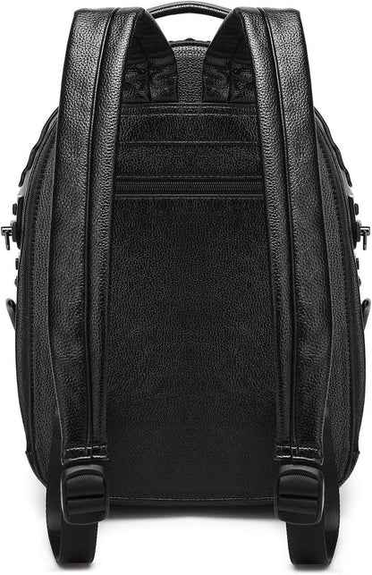Men's Goth Alien Y2K Xenomorph backpack by CerfoParlen, black outdoor bag featuring alien and Xenomorph design details.