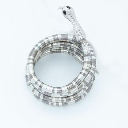 Goth Snake Necklaces for Women Punk Snake Necklace Bendable Snakes Choker Necklace Medusa Necklaces Halloween Prom Jewelry Costume Emo Accessories Style5