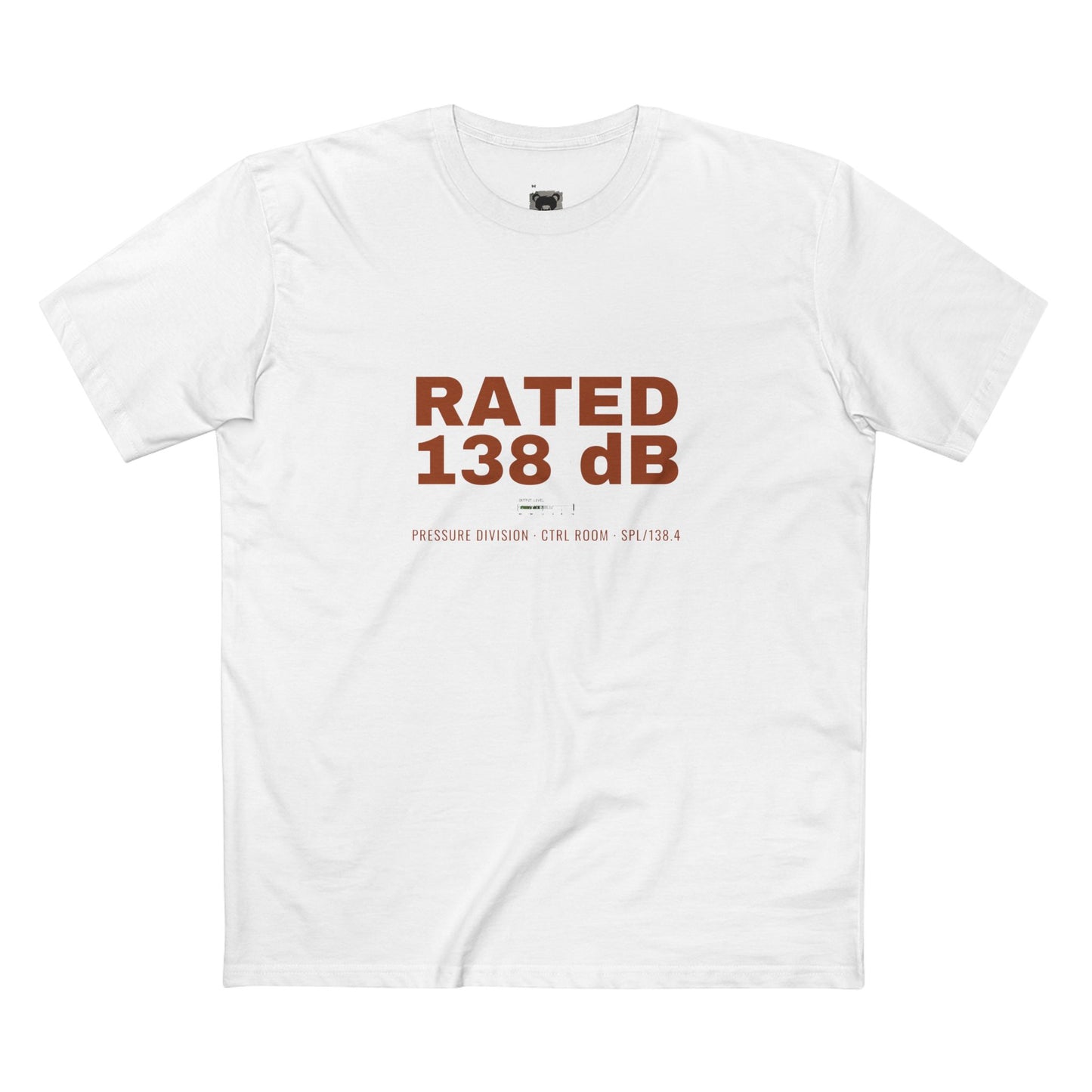 Rated 138 dB Adult Staple Tee