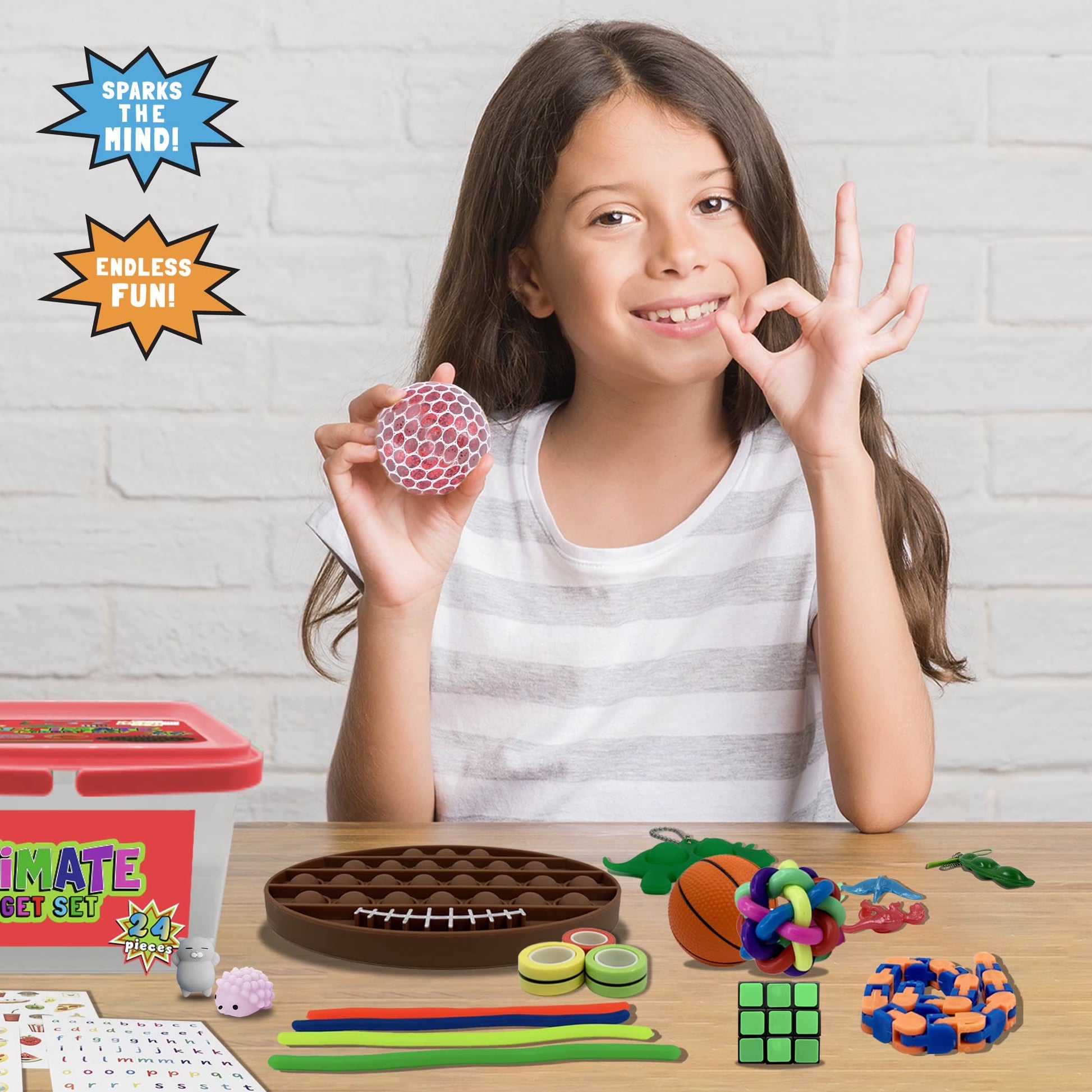 Ultimate 24-Piece Red Fidget Set – Unleash Your Focus and Fun!