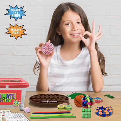 Ultimate 24-Piece Red Fidget Set – Unleash Your Focus and Fun!