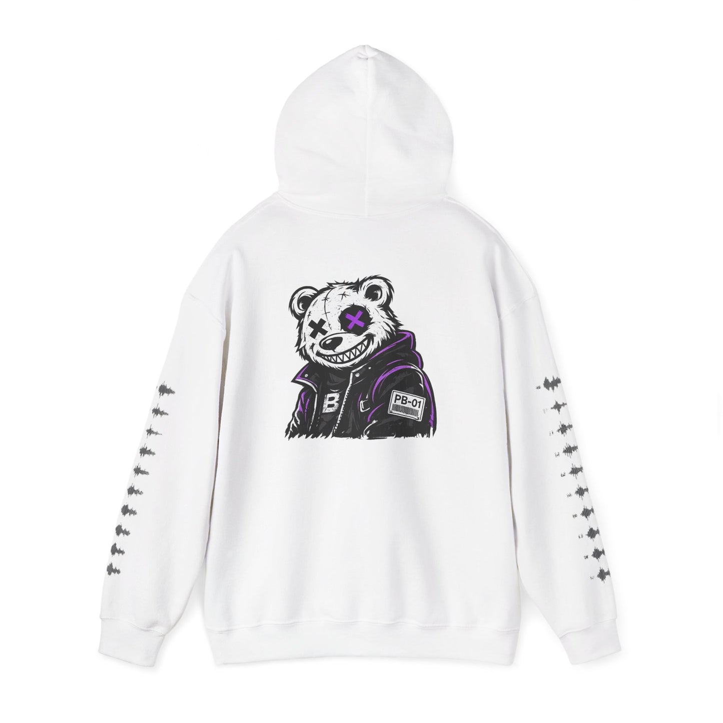 Hoodie — Cryo Bay 09 Runs Silent Graphic Hoodie with Teddy Skull Back Art