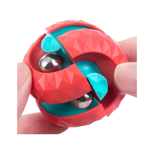 Ultimate Orbit Ball Fidget Toy - Sensory Stress Relief Infinity Cube with Creative Beads Track for Kids and Adults with ADHD and Autism