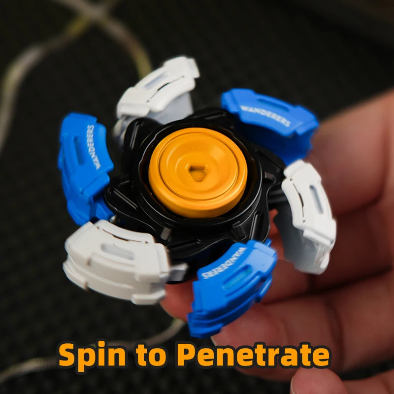 Diy Glowing Metal EDC Fidget Spinner for Adults Anxiety Relief ADHD Focus Tool Cool Gadgets Gifts for Men Women Kids Fidget Toy