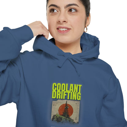 Coolant Drifting Unisex Garment-Dyed Hoodie