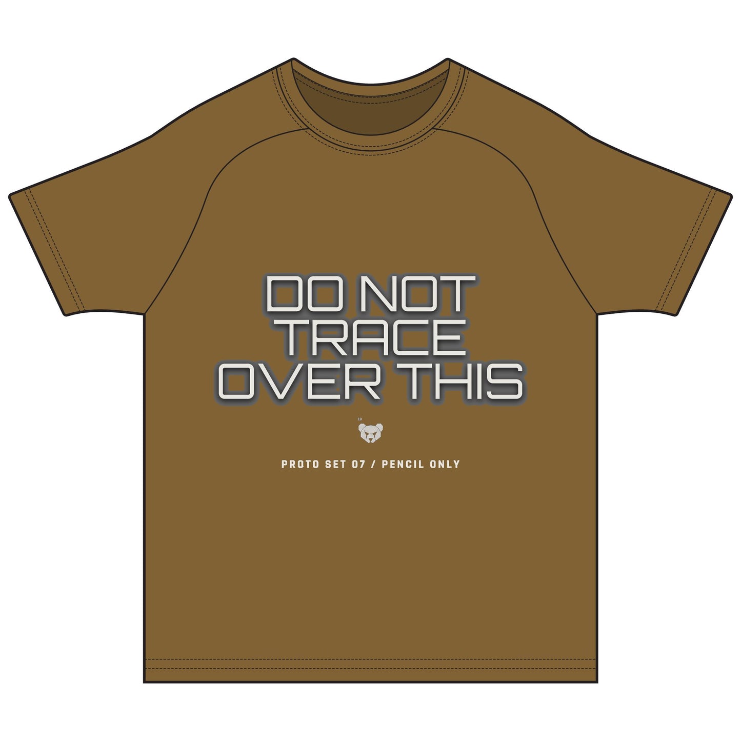 Do Not Trace Over This — Colorblock Performance Tee