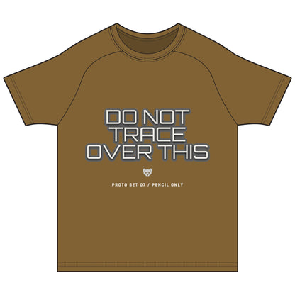 Do Not Trace Over This — Colorblock Performance Tee