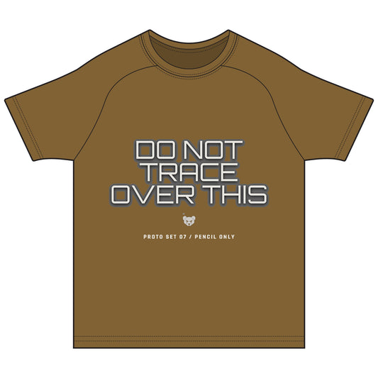 Do Not Trace Over This — Colorblock Performance Tee