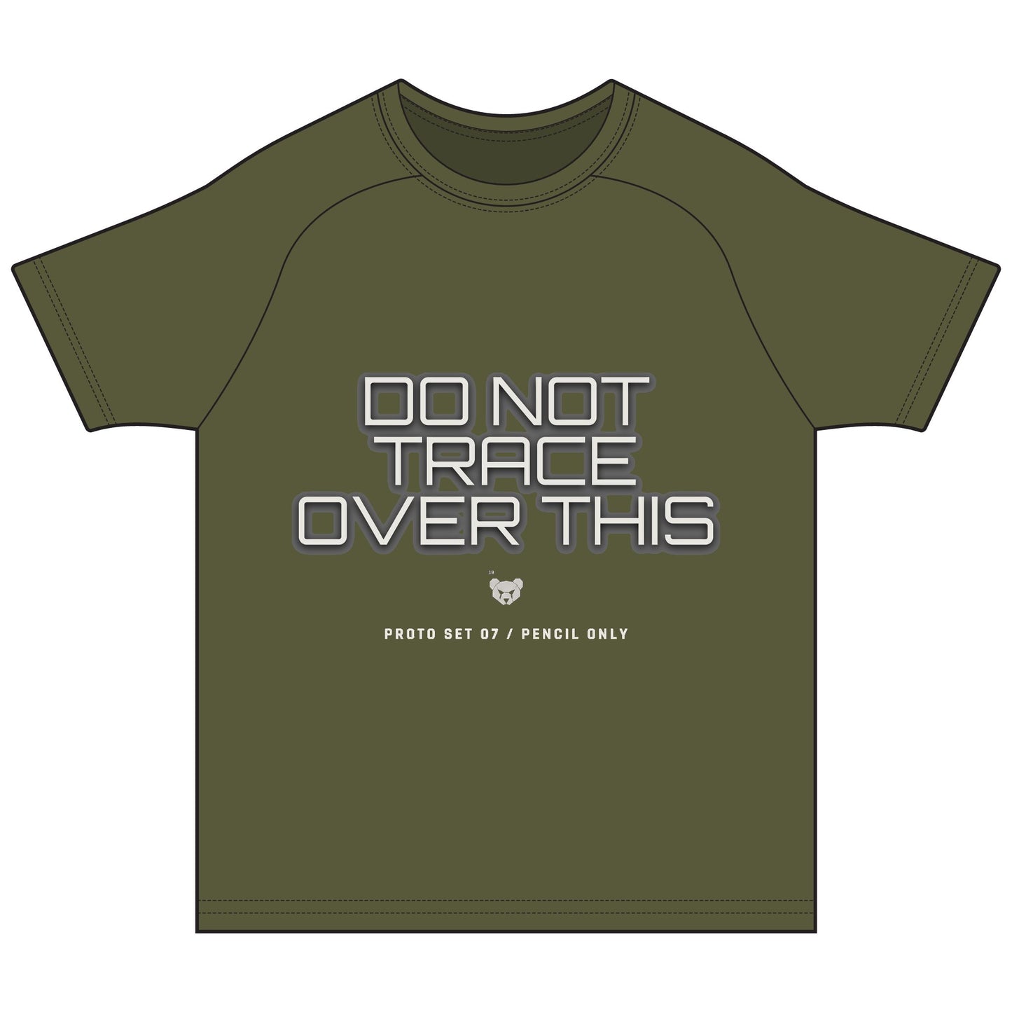 Do Not Trace Over This — Colorblock Performance Tee