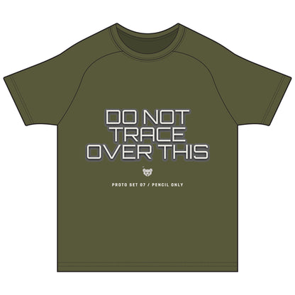 Do Not Trace Over This — Colorblock Performance Tee