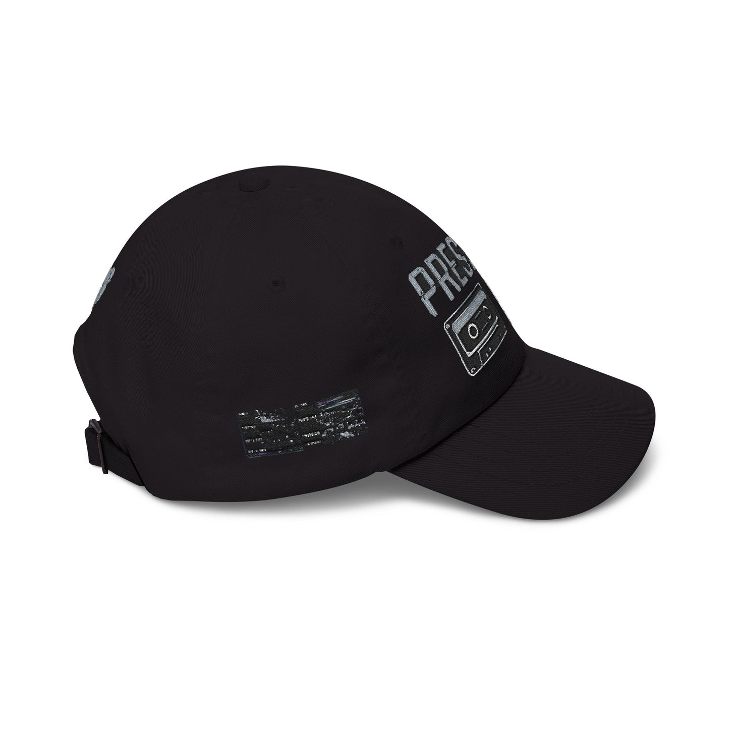 Pressure Retro Cassette Dad Cap — Vintage Tape Graphic Baseball Hat