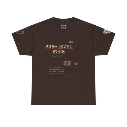 Bear Punk Graphic Tee — "SUB-LEVEL FOUR" Streetwear T‑Shirt