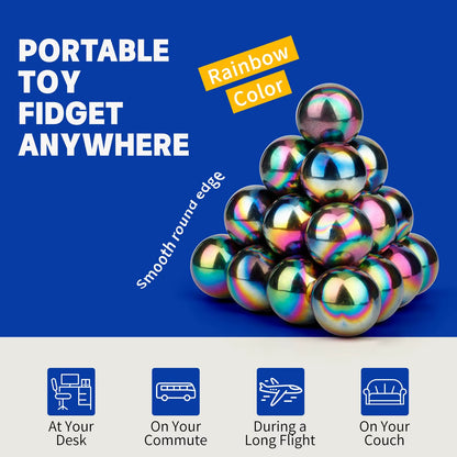 Magnet Balls Anti-Stresses Fidget Toys ,20Pcs Desk EDC Stress Relief Toys Sensory Game Antistress for ADHD Autism Adults Man