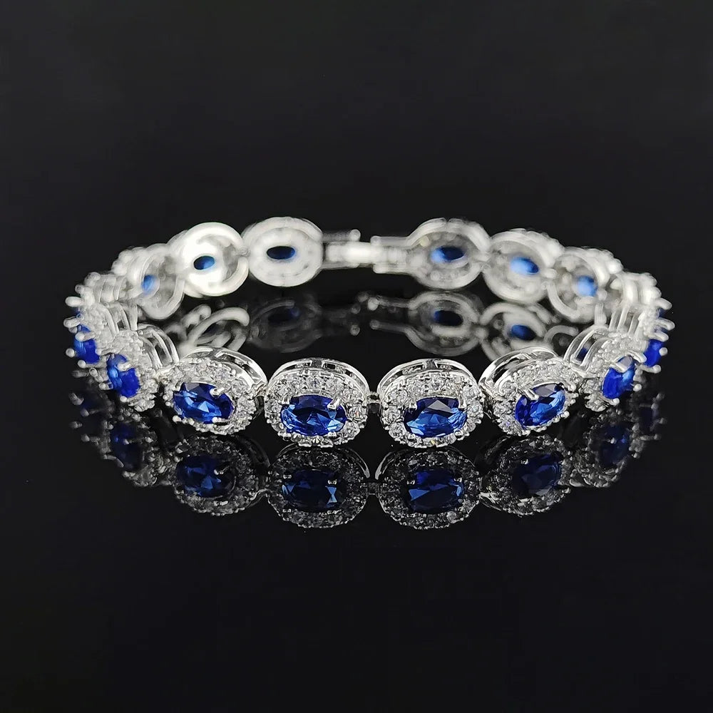 18Cm Goth Blue Red Green Black Color Oval Bracelet Bangle for Women 99Cents Man Goth Freeshippings Item Wholesale Jewelrys6923