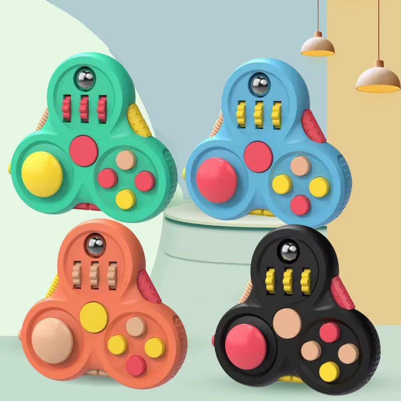Rotating Magic Bean Fidget Toy - Stress Relief for Adults & Kids with Autism and ADHD